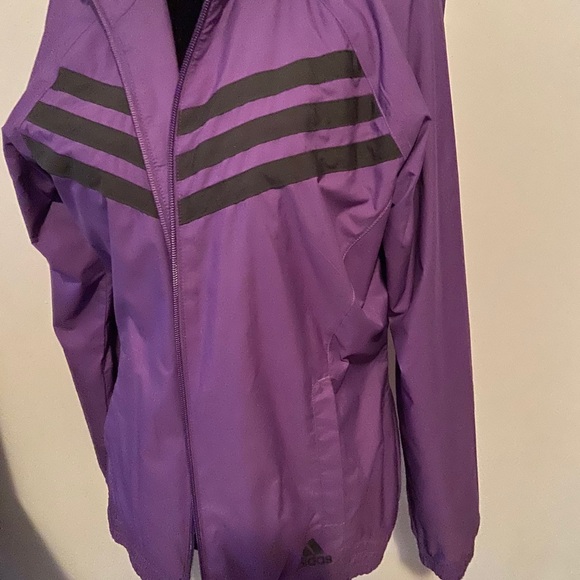Adidas purple track suit jacket - Picture 3 of 3